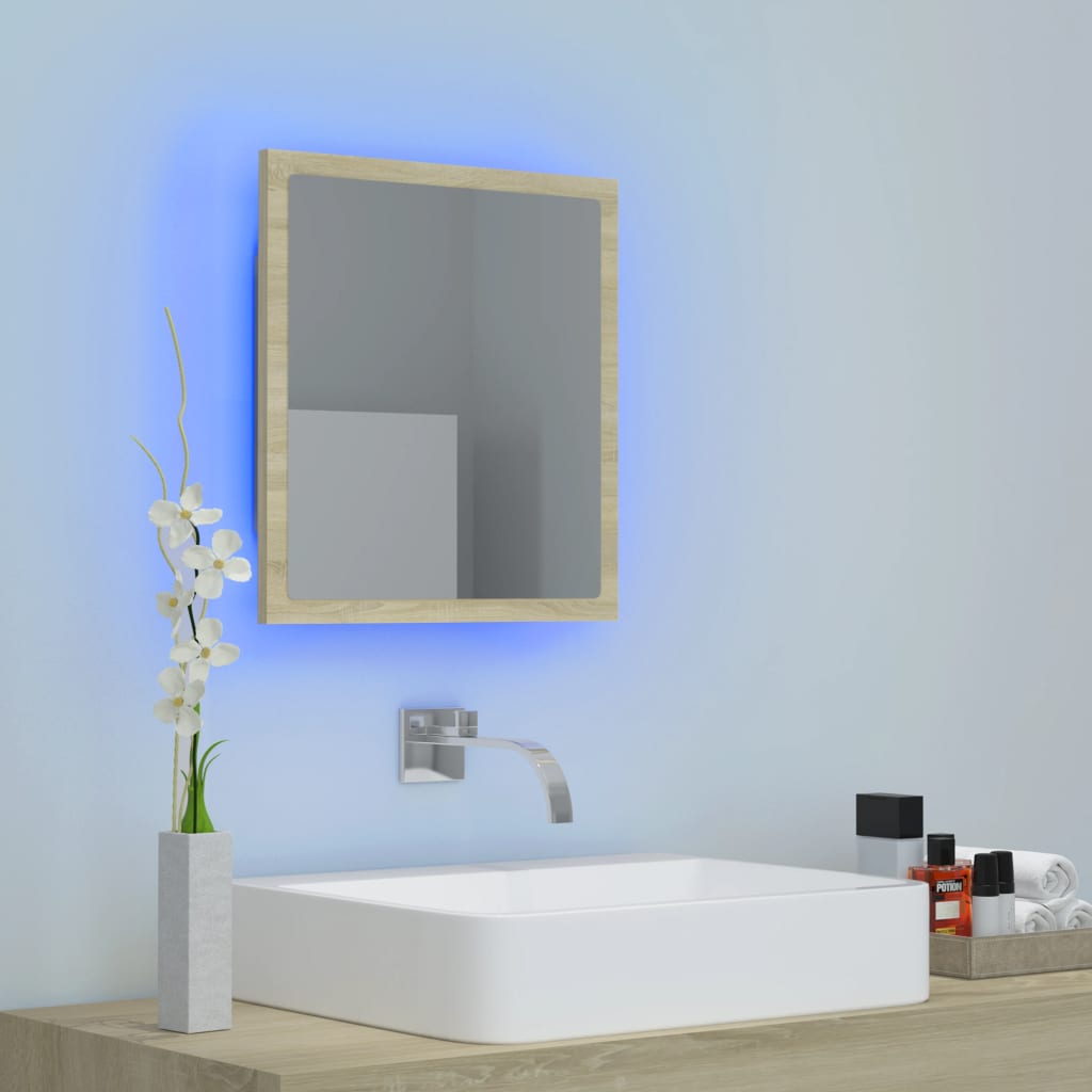 8720286220962_g_en_hd_2 vidaXL LED Bathroom Mirror Sonoma Oak 40x8.5x37 cm Acrylic - Image 4