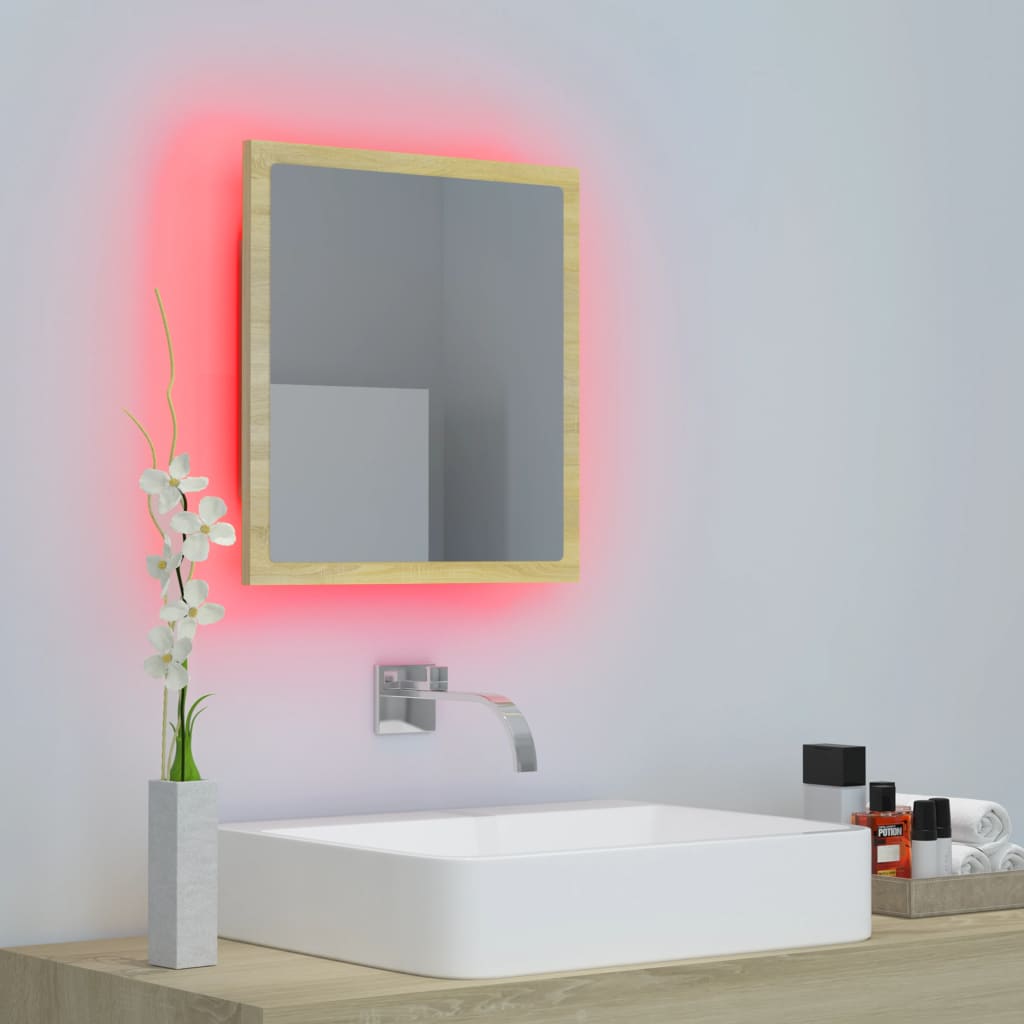 8720286220962_g_en_hd_4 vidaXL LED Bathroom Mirror Sonoma Oak 40x8.5x37 cm Acrylic - Image 6
