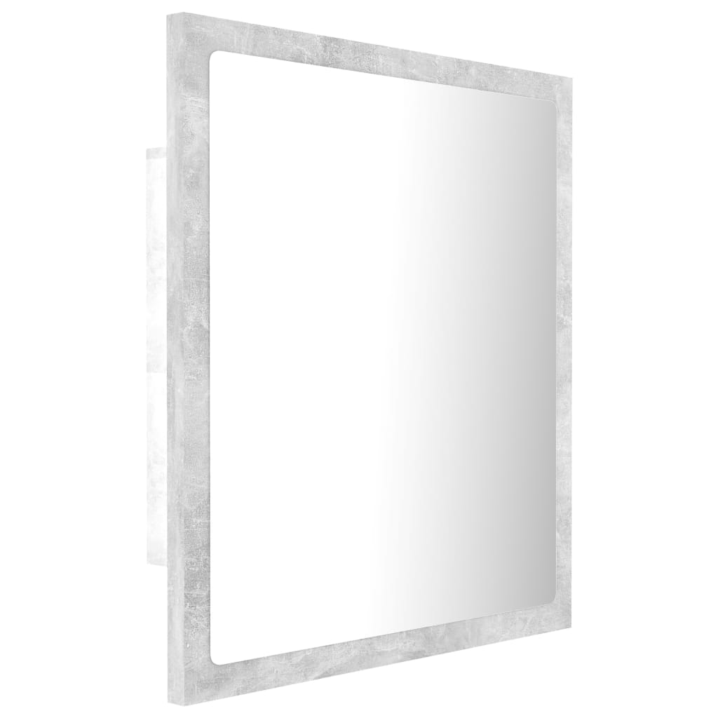 8720286220979_g_en_hd_7 vidaXL LED Bathroom Mirror Concrete Grey 40x8.5x37 cm Acrylic - Image 9