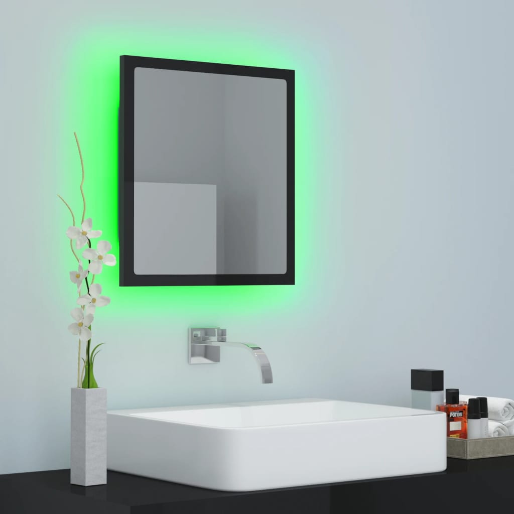 8720286220993_g_en_hd_4 vidaXL LED Bathroom Mirror High Gloss Black 40x8.5x37 cm Acrylic - Image 6