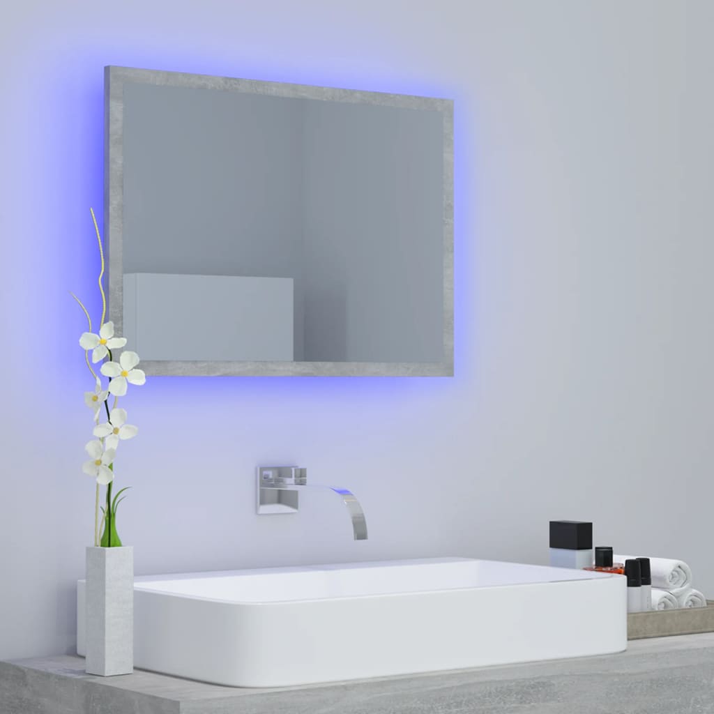 8720286221051_g_en_hd_7 vidaXL LED Bathroom Mirror Concrete Grey 60x8.5x37 cm Acrylic - Image 9