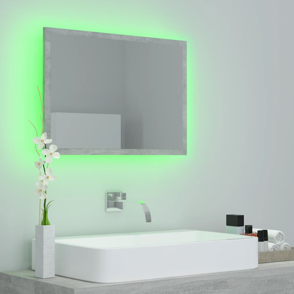 8720286221051_g_en_hd_8 vidaXL LED Bathroom Mirror Concrete Grey 60x8.5x37 cm Acrylic - Image 10