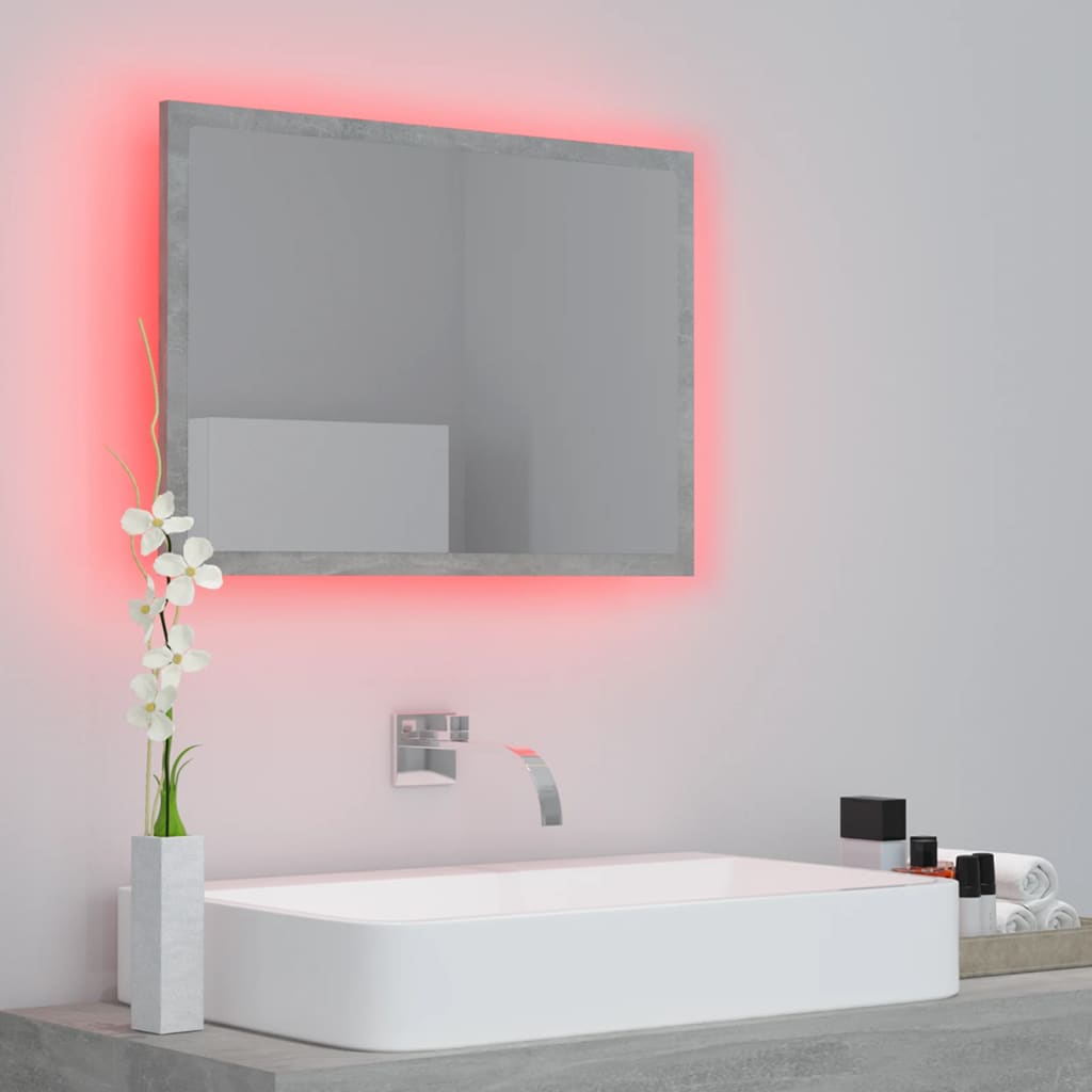 8720286221051_g_en_hd_9 vidaXL LED Bathroom Mirror Concrete Grey 60x8.5x37 cm Acrylic - Image 11