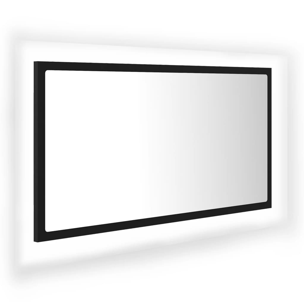 8720286221105_a_en_hd_1 vidaXL LED Bathroom Mirror Black 80x8.5x37 cm Acrylic - Image 2