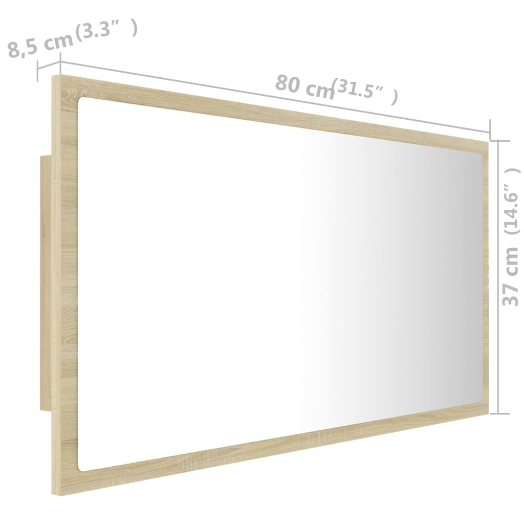 8720286221129_g_en_hd_10 vidaXL LED Bathroom Mirror Sonoma Oak 80x8.5x37 cm Acrylic - Image 12
