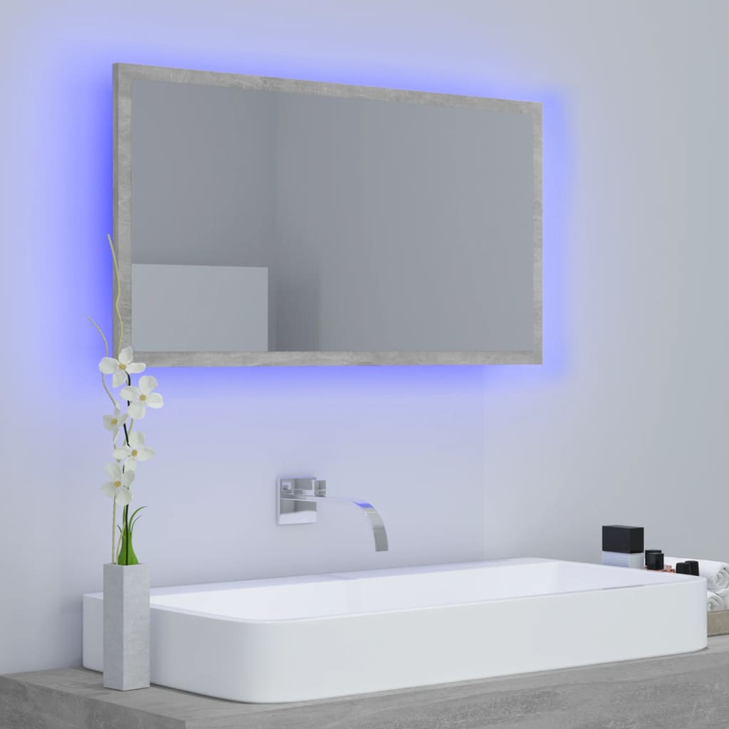 8720286221136_g_en_hd_1 vidaXL LED Bathroom Mirror Concrete Grey 80x8.5x37 cm Acrylic - Image 3
