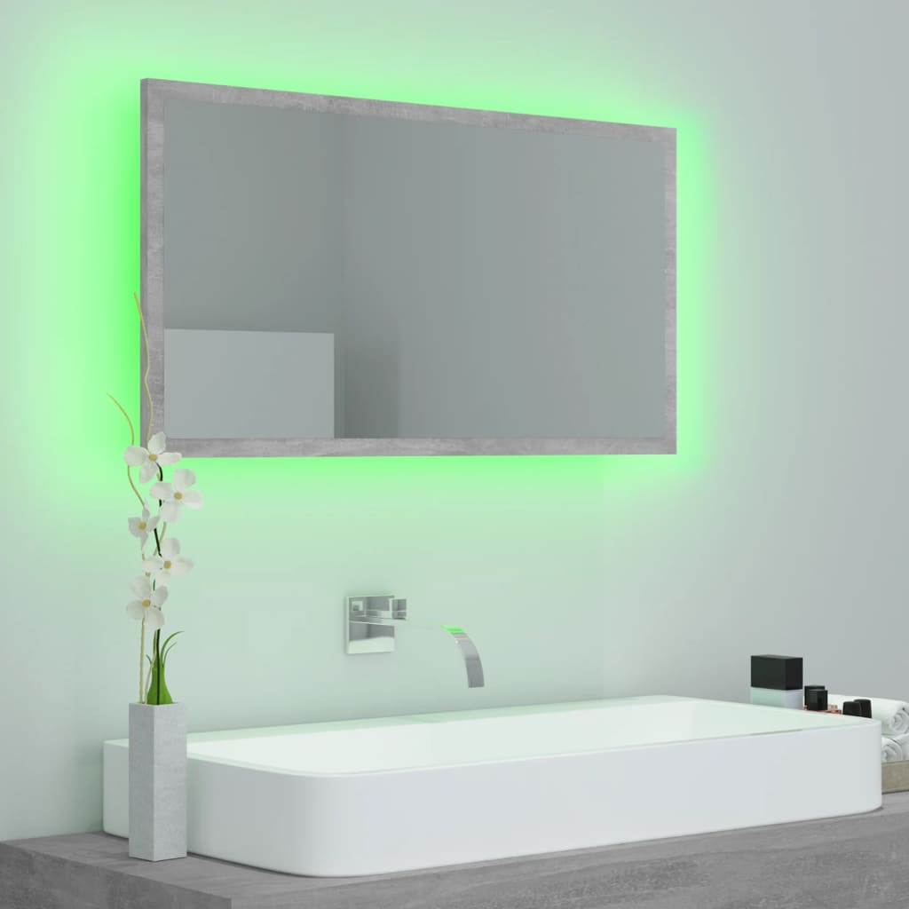 8720286221136_g_en_hd_2 vidaXL LED Bathroom Mirror Concrete Grey 80x8.5x37 cm Acrylic - Image 4