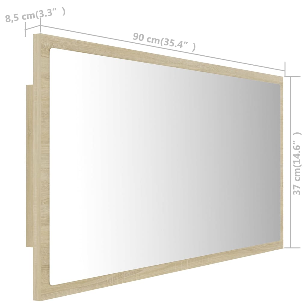 8720286221204_g_en_hd_10 vidaXL LED Bathroom Mirror Sonoma Oak 90x8.5x37 cm Acrylic - Image 12