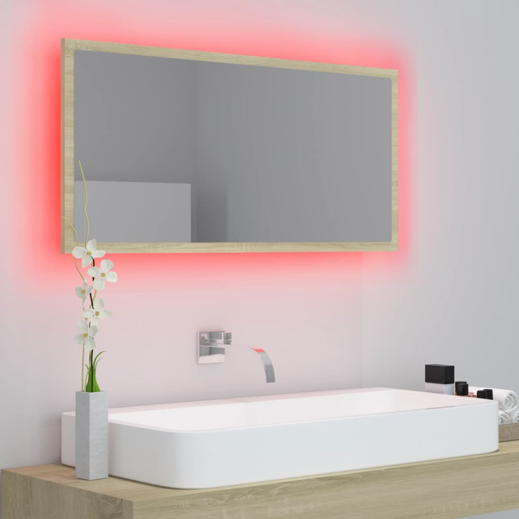 8720286221204_g_en_hd_9 vidaXL LED Bathroom Mirror Sonoma Oak 90x8.5x37 cm Acrylic - Image 11