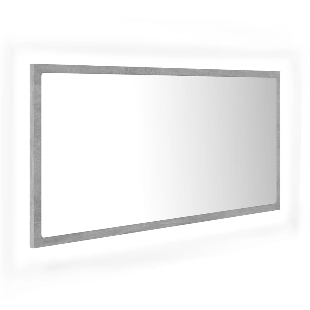 8720286221211_a_en_hd_1 vidaXL LED Bathroom Mirror Concrete Grey 90x8.5x37 cm Acrylic - Image 2