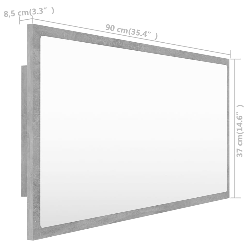 8720286221211_g_en_hd_10 vidaXL LED Bathroom Mirror Concrete Grey 90x8.5x37 cm Acrylic - Image 12