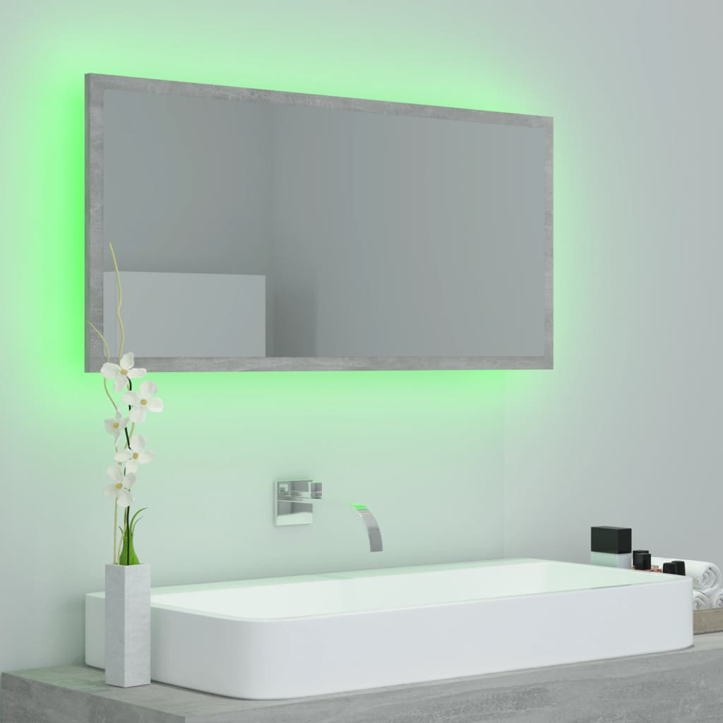 8720286221211_g_en_hd_7 vidaXL LED Bathroom Mirror Concrete Grey 90x8.5x37 cm Acrylic - Image 9