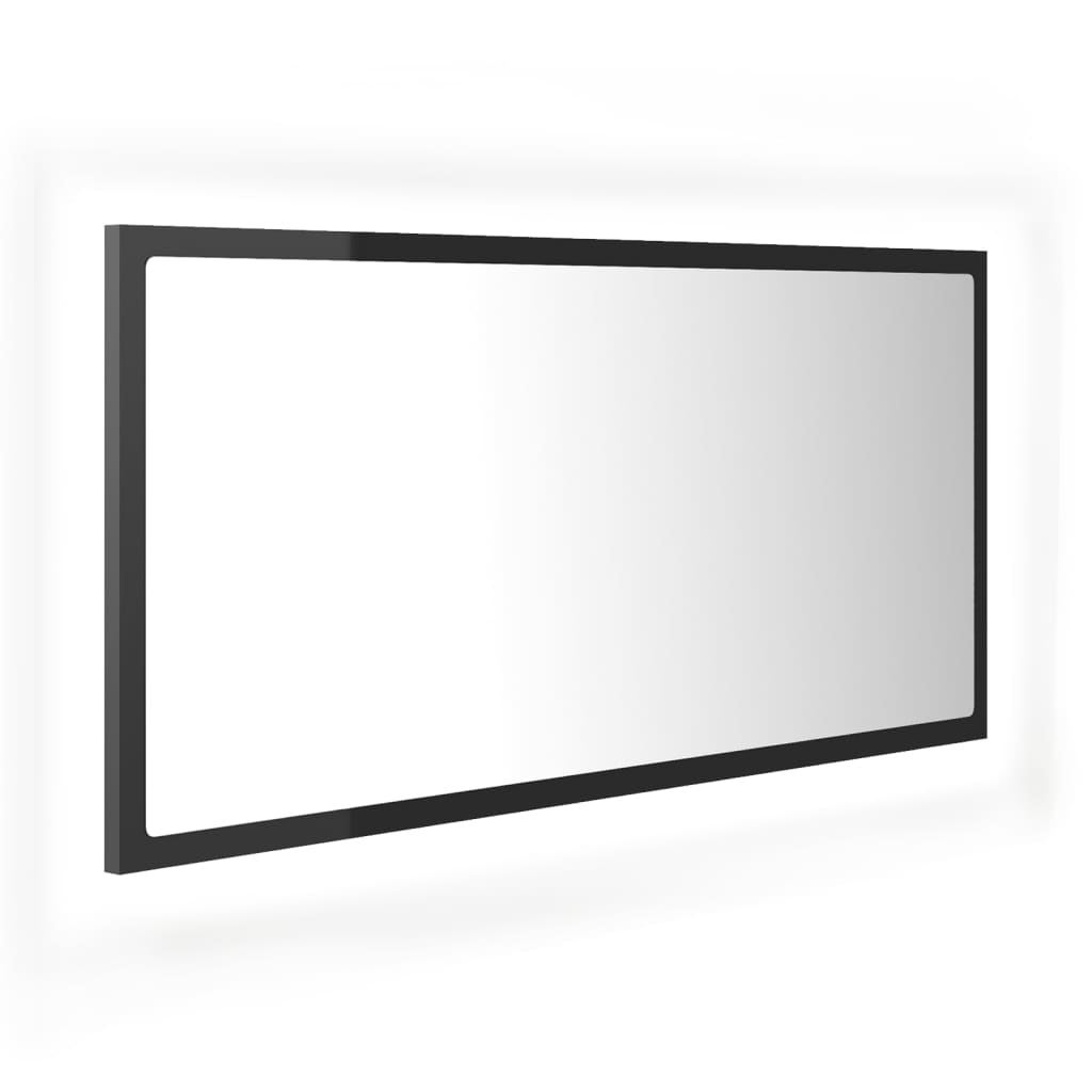 8720286221242_a_en_hd_1 vidaXL LED Bathroom Mirror High Gloss Grey 90x8.5x37 cm Acrylic - Image 2