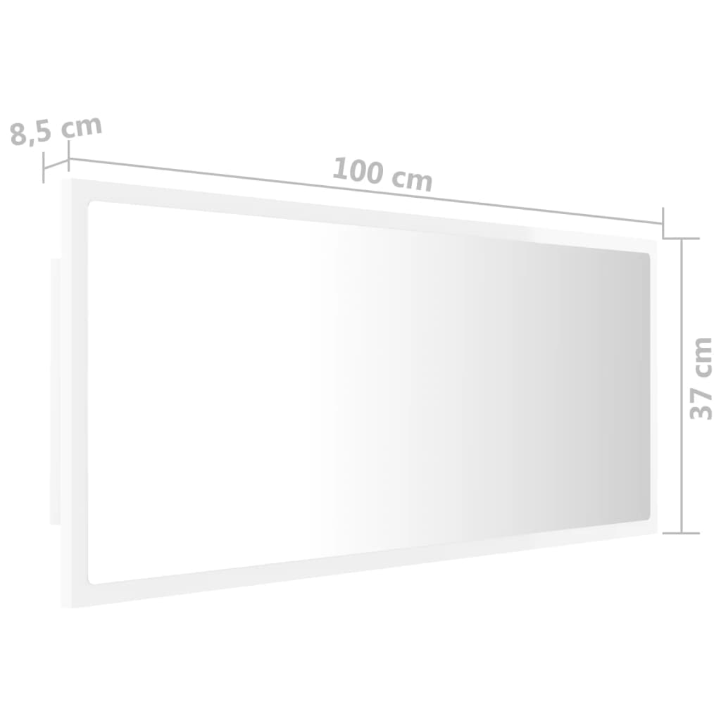 8720286221303_g_en_hd_10 vidaXL LED Bathroom Mirror High Gloss White 100x8.5x37 cm Acrylic - Image 12
