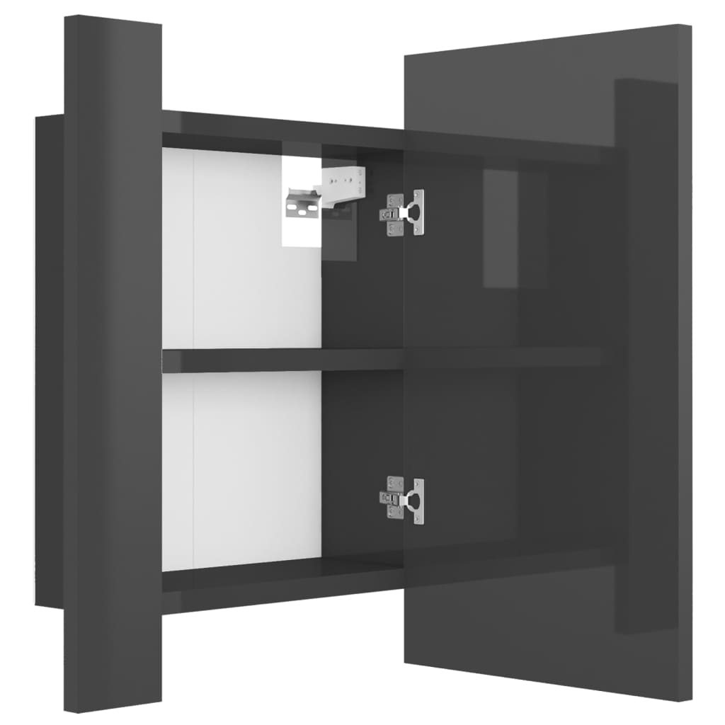 8720286221402_g_en_hd_11 vidaXL LED Bathroom Mirror Cabinet High Gloss Grey 40x12x45 cm Acrylic - Image 14
