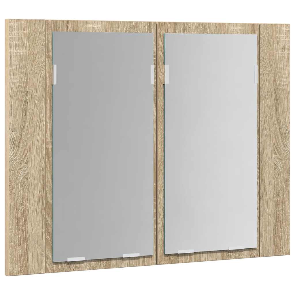 8720286221440_g_en_hd_6 vidaXL LED Bathroom Mirror Cabinet Sonoma Oak 60x12x45 cm Acrylic - Image 8