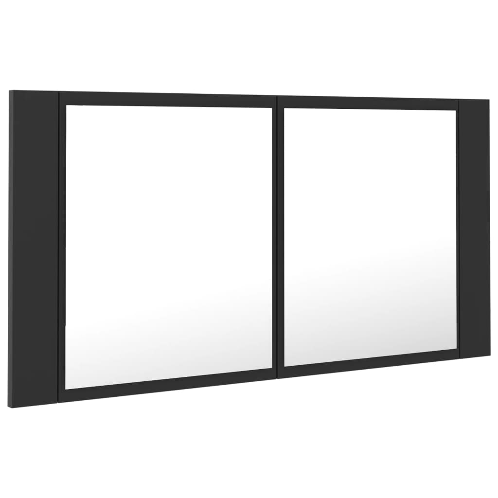 8720286221594_g_en_hd_6 vidaXL LED Bathroom Mirror Cabinet Grey 90x12x45 cm Acrylic - Image 8