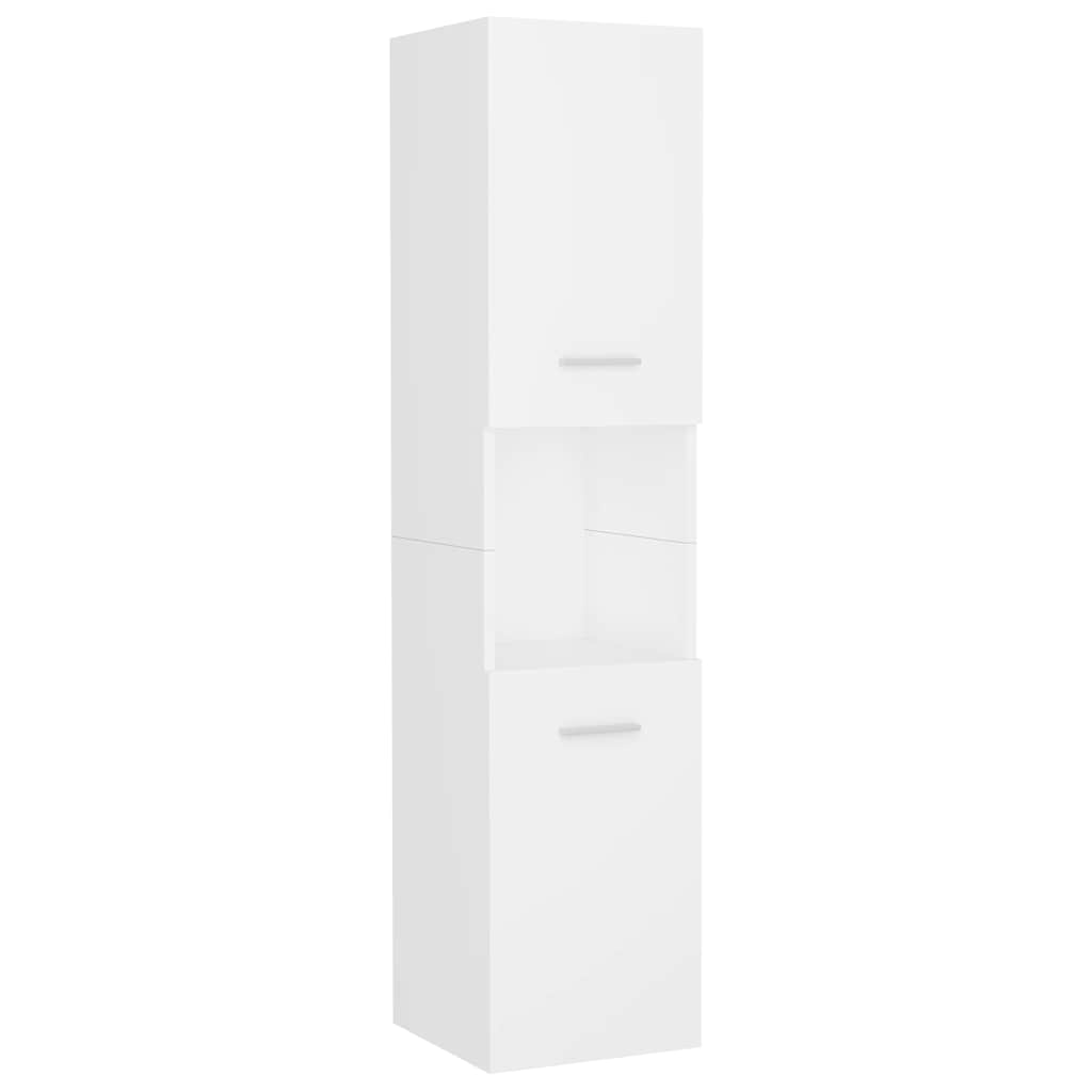 8720286221822_a_en_hd_1 vidaXL Bathroom Cabinet White 30x30x130 cm Engineered Wood - Image 2