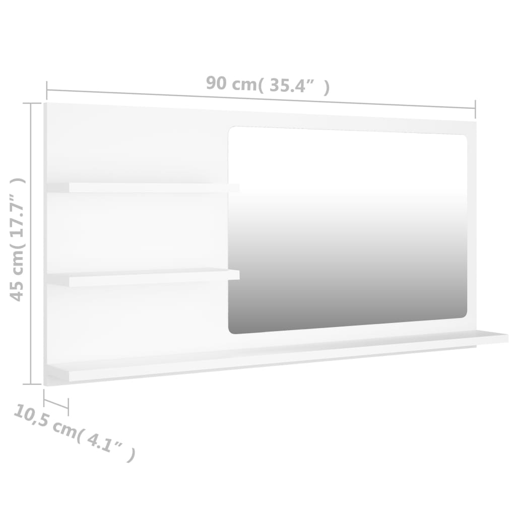 8720286222003_g_en_hd_5 vidaXL Bathroom Mirror White 90x10.5x45 cm Engineered Wood - Image 7