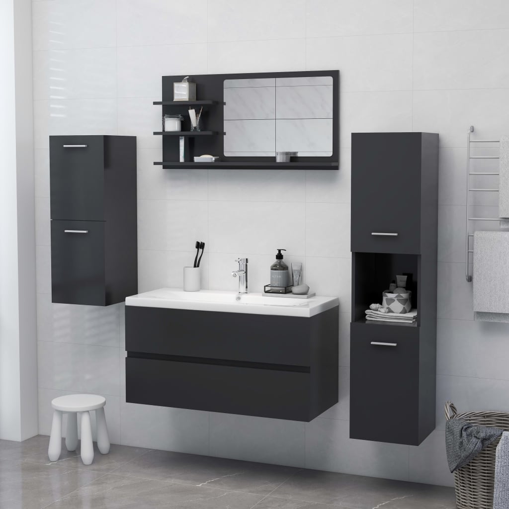 8720286222027_g_en_hd_2 vidaXL Bathroom Mirror Grey 90x10.5x45 cm Engineered Wood - Image 4
