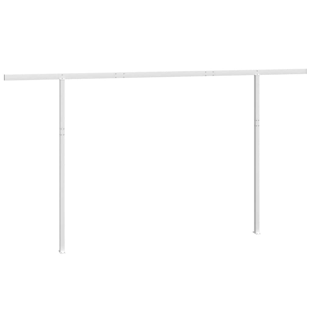 8720286223611_a_en_hd_1 vidaXL Awning Post Set White 450x245 cm Iron - Image 2