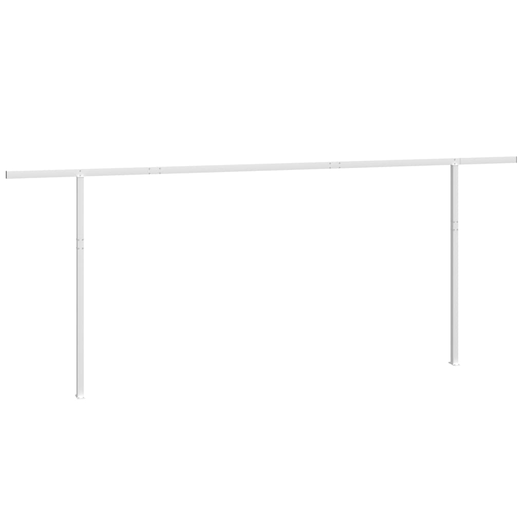 8720286223628_a_en_hd_1 vidaXL Awning Post Set White 600x245 cm Iron - Image 2