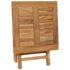 vidaXL 3 Piece Folding Garden Lounge Set Solid Teak Wood - Image 8