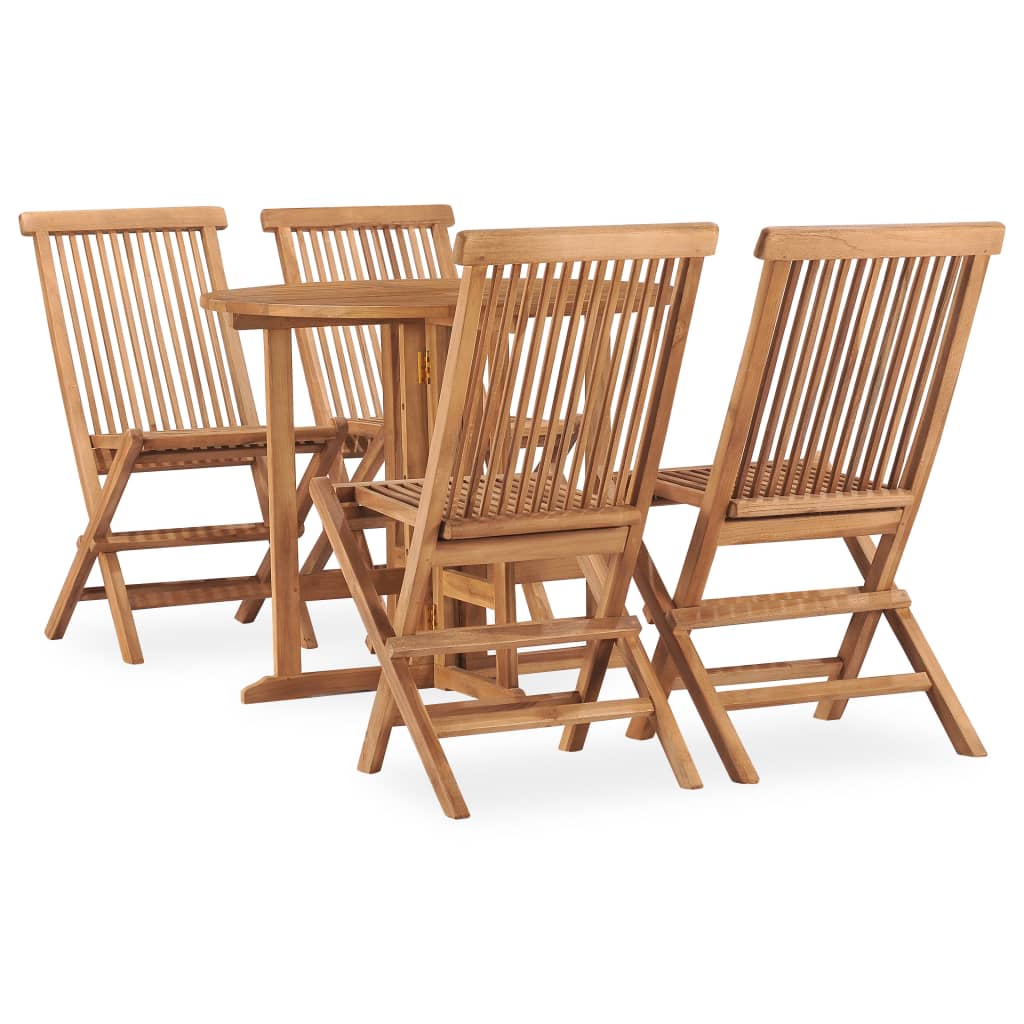 8720286223888_a_en_hd_1 vidaXL 5 Piece Folding Outdoor Dining Set Solid Teak Wood - Image 1