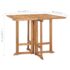 vidaXL 5 Piece Folding Outdoor Dining Set Solid Teak Wood - Image 11