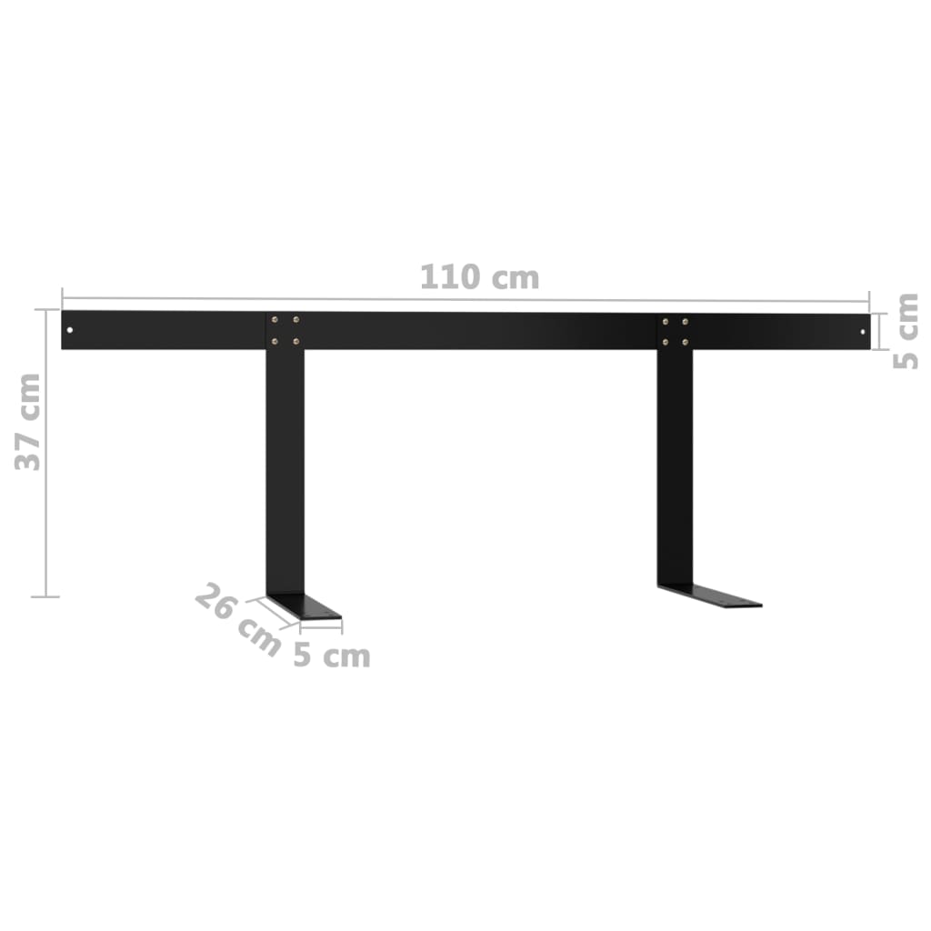 8720286225301_g_en_hd_7 vidaXL Backrest for Pallet Sofa Black 110 cm Iron - Image 9
