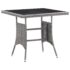 vidaXL 3 Piece Garden Dining Set Poly Rattan Anthracite - Image 6