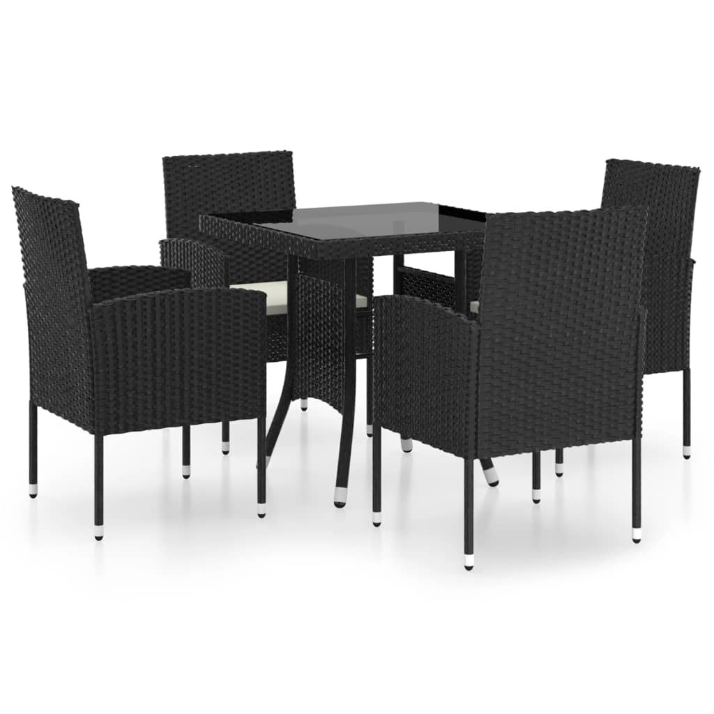8720286225493_a_en_hd_1 vidaXL 5 Piece Garden Dining Set Poly Rattan Black - Image 2