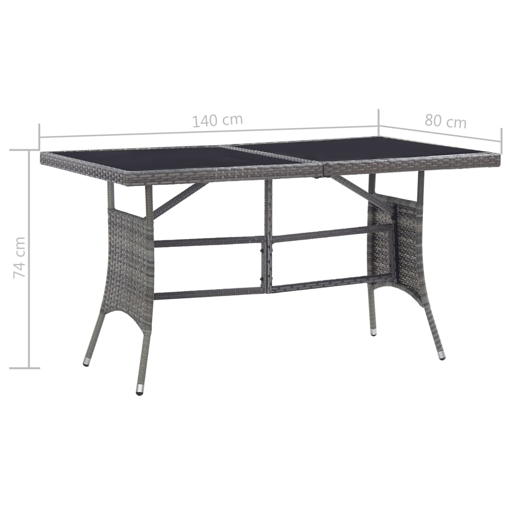 8720286225547_g_en_hd_7 vidaXL 5 Piece Garden Dining Set Poly Rattan Anthracite & Grey - Image 9