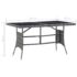 vidaXL 7 Piece Garden Dining Set Poly Rattan Anthracite & Grey - Image 9