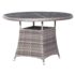 vidaXL 7 Piece Garden Dining Set Poly Rattan Anthracite & Grey - Image 9