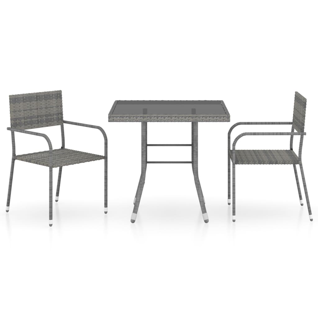 8720286225776_a_en_hd_1 vidaXL 3 Piece Garden Dining Set Poly Rattan Anthracite & Grey - Image 2