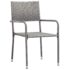 vidaXL 3 Piece Garden Dining Set Poly Rattan Anthracite & Grey - Image 4