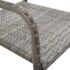 vidaXL 3 Piece Garden Dining Set Poly Rattan Anthracite & Grey - Image 6