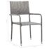 vidaXL 3 Piece Garden Dining Set Poly Rattan Anthracite & Grey - Image 9