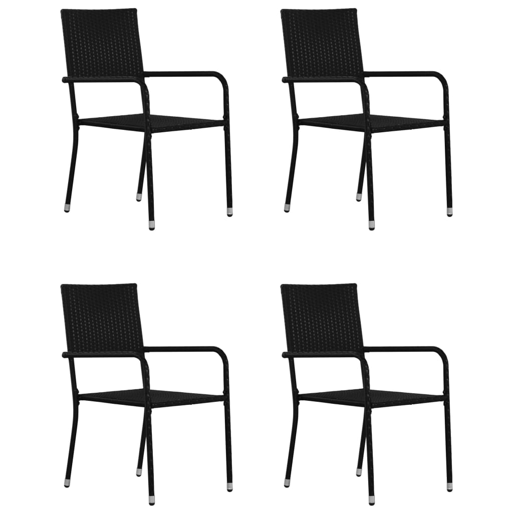 8720286225783_g_en_hd_1 vidaXL 5 Piece Garden Dining Set Poly Rattan Black - Image 3
