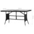 vidaXL 5 Piece Garden Dining Set Poly Rattan Black - Image 11