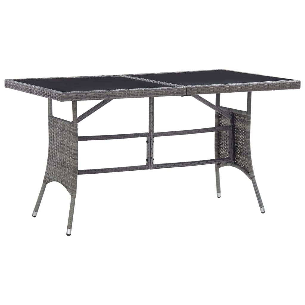 8720286225813_g_en_hd_5 vidaXL 5 Piece Garden Dining Set Poly Rattan Anthracite & Grey - Image 7