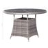vidaXL 7 Piece Garden Dining Set Poly Rattan Anthracite & Grey - Image 9