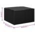 vidaXL 10 Piece Garden Lounge Set with Cushions Poly Rattan Black - Image 12