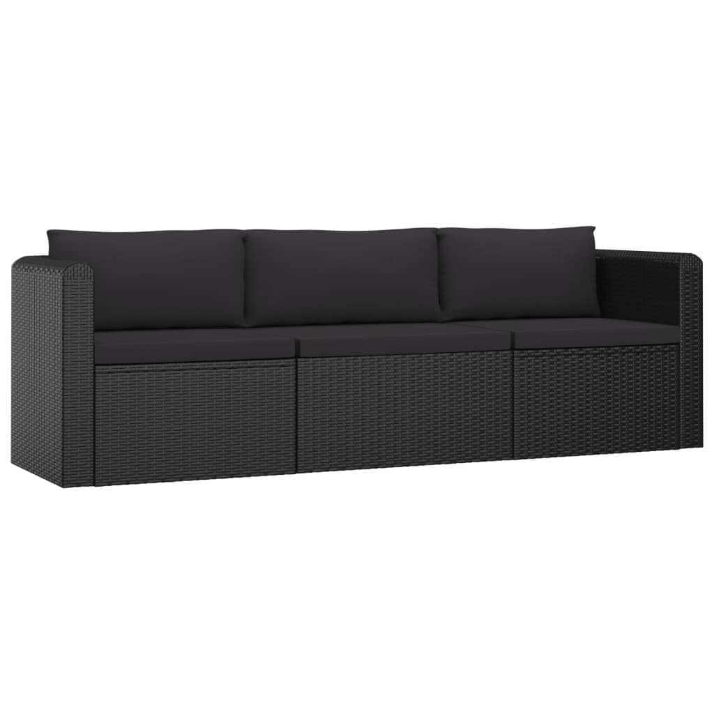 8720286226353_g_en_hd_3 vidaXL 10 Piece Garden Lounge Set with Cushions Poly Rattan Black - Image 5