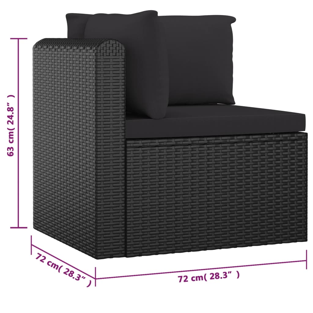 8720286226353_g_en_hd_7 vidaXL 10 Piece Garden Lounge Set with Cushions Poly Rattan Black - Image 9
