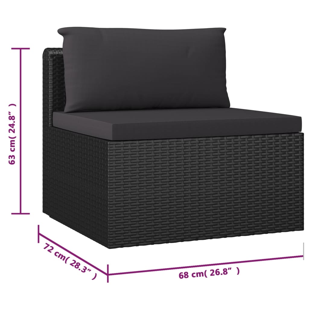 8720286226353_g_en_hd_8 vidaXL 10 Piece Garden Lounge Set with Cushions Poly Rattan Black - Image 10