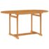 vidaXL 5 Piece Garden Dining Set Solid Teak Wood - Image 3
