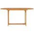vidaXL 5 Piece Garden Dining Set Solid Teak Wood - Image 4