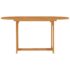 vidaXL 5 Piece Garden Dining Set Solid Teak Wood - Image 4